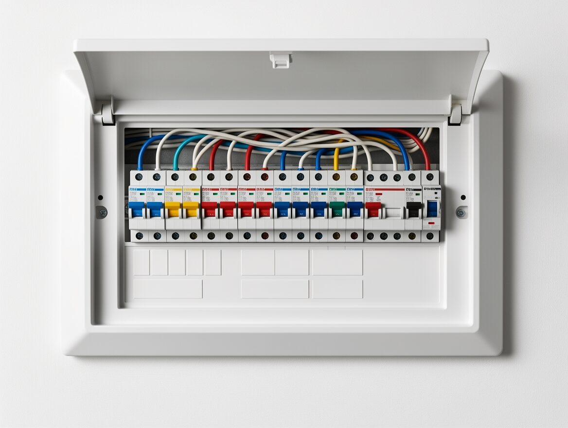 Newly installed electrical consumer unit