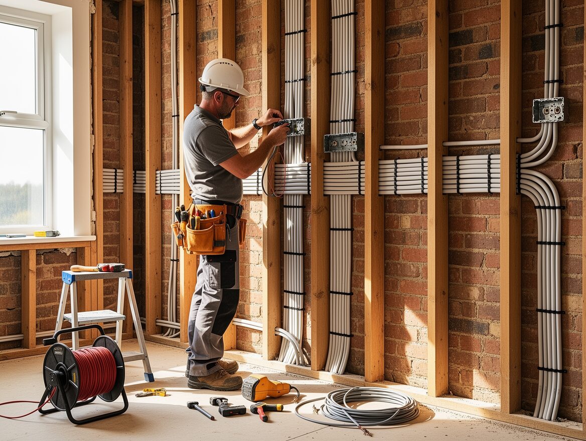 Home rewiring work